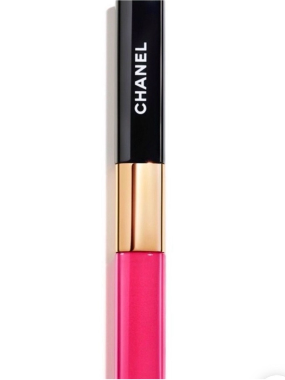 💄CHANEL 🎀Pink Lipstick duo stain & clear Gloss topper - 59 Shocking Pink - Shine